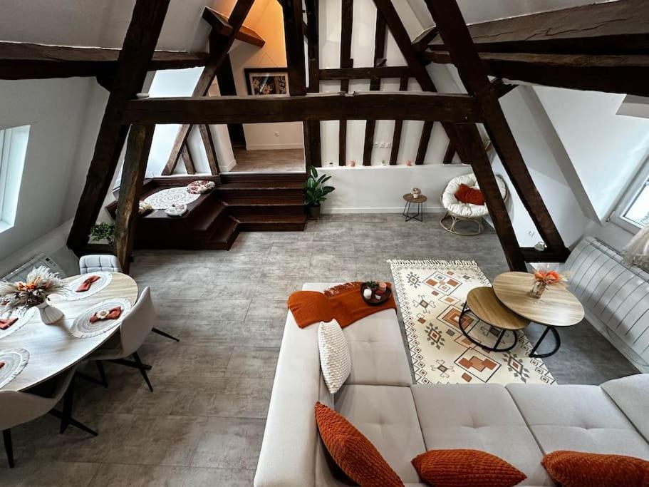 Charme, Poutres Et Elegance Apartment Chartres Luaran gambar